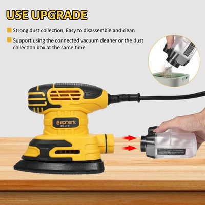 Detail Sander 13 000 OPM Compact Electric Sander With Dust Collector 220W PDTG