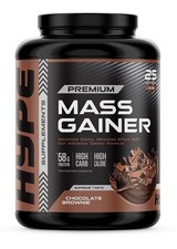 HYPE Mass Gainer Chocolate Brownie - 3kg 16.25 per kilo