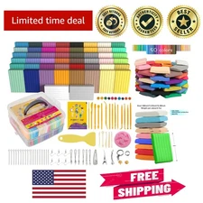 Non-Sticky 50 Color Polymer Clay Set for Kids - Ideal for Art Projects & Gifts