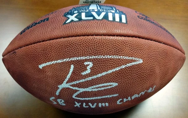 Seattle Seahawks Russell Wilson NFL Original Autographed Football