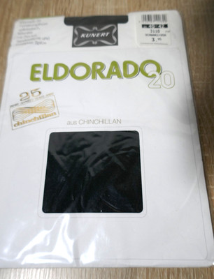  KUNERT ELDORADO FEINSTRUMPFHOSE SCHWARZ  GRÖßE 40-42  20DEN RETRO