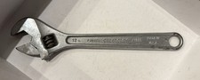 Vintage CRESCENT Tool Company CRESTOLOY 12" Adjustable Wrench Made in USA Tool