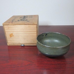  Vintage Japanese Tea Ceremony Matcha Bowl Tanba with Box Sado Chawan Chaki JPN