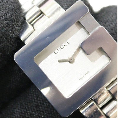 GUCCI G Square 3600L Silver Case Size 20.3mm Ladies Used Watch