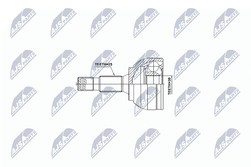 JOINT KIT DRIVE SHAFT NPZ-PE-028 FOR PEUGEOT 3008/MPV RCZ 308/SW/Van/CC 5008 DS4 - Image 6