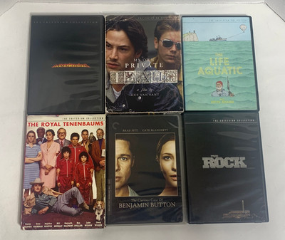 Criterion Collection 6x DVD Lot ''Modern Classics'' Wes Anderson Drama Action