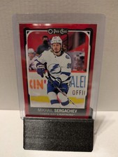 2021-22 O-PEE-CHEE OPC RED MIKHAIL SERGACHEV TAMPA BAY LIGHTNING #468
