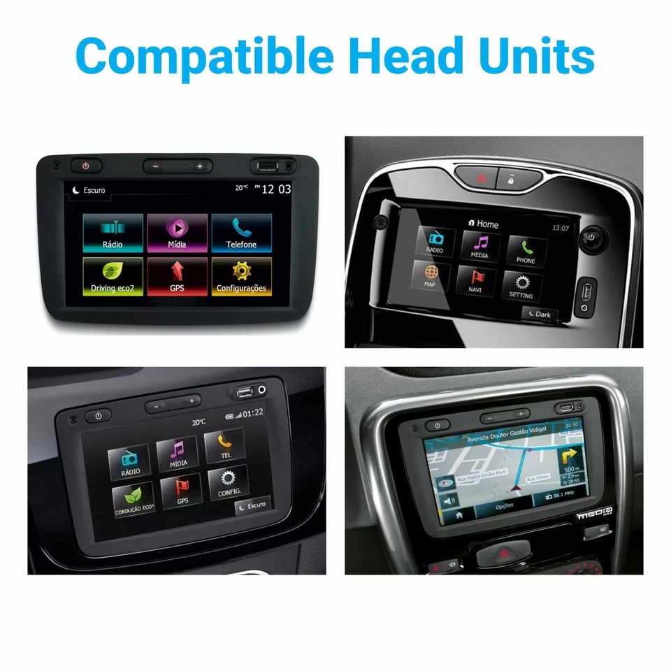 Opel Dacia Renault Reverse Camera Kit With 24 Pin Cable Wire Harness - Image 3 of 4