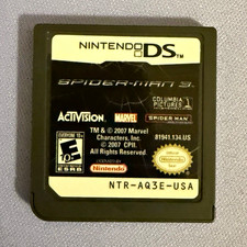 Nintendo DS Spider-Man 3 Game Cartridge Only NTSC-U/C E10+ 2007