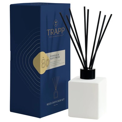 Trapp Reed Diffuser Kit No. 80 Vanilla & Soft Musk 4 fl oz / 118 mL