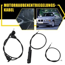 3x Motorhaubenseil f�r BMW M5 E39 2000-2003 Bowdenzug Frontklappe 51238190754
