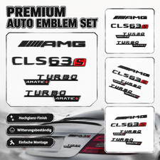 CLS63S AMG Turbo Schriftzug Aufkleber für Mercedes Benz CLS63S AMG 3D Emblem CLS63S AMG Turbo Schriftzug Aufkleber für Mercedes Benz CLS63S AMG 3D Emblem