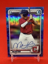 2020 Bowman Chrome Blue Refractor Auto MILAN TOLENTINO /150 GUARDIANS
