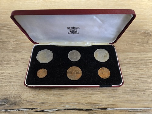 1971 Bailiwick Of Guernsey Royal Mint 6 Coin Proof Set