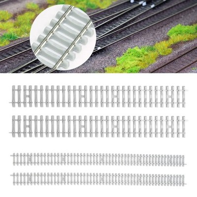 2x Modelleisenbahn Gleisschwellen Schienenträger Miniaturzug Eigenbau einfach zu installieren