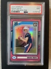 2024 Panini Donruss - Rated Rookie Drake Maye #379 Optic Preview Pink Prizm (RC)