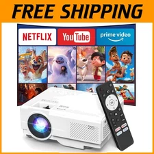 Netflix Smart Projector with WiFi and Bluetooth