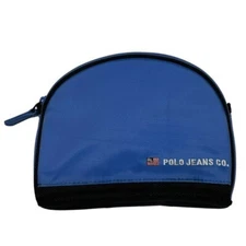 Ralph Lauren Polo Jeans Co Vintage Bag Small Accessory Travel Makeup Blue Y2K