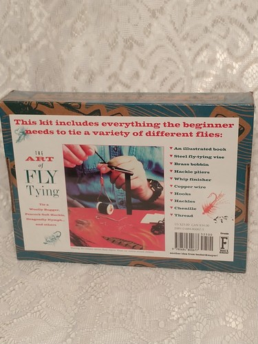 Art of Fly Tying Angler manuale completo e kit di Steve Probasco tblvx1 - Foto 10 di 12