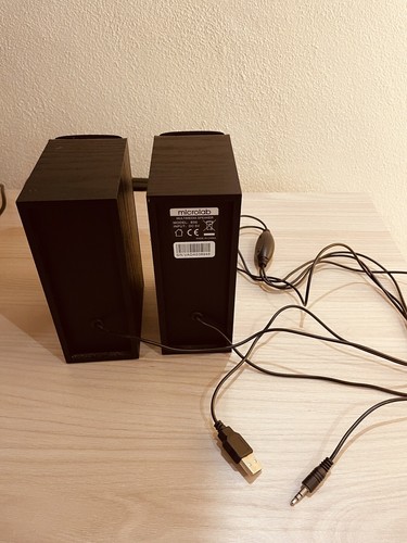 Microlab Set Altoparlanti Model B56 1.5x2 Watt BLACK INPUT 3,5 stereo USB - Picture 2 of 3