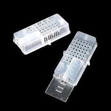 100 Pcs Transparent Bee King Cage Beekeeper Tool Beekeeping Queen Cage Bee Tools