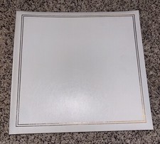 Westrim Crafts 12 X 12  White Scrapbook Album 50 Page Protectors Postbound New