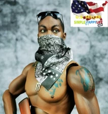 1/6 scale Scarf For Phicen Hot Toys 12" figure ganghood worldbox soldier ❶USA❶