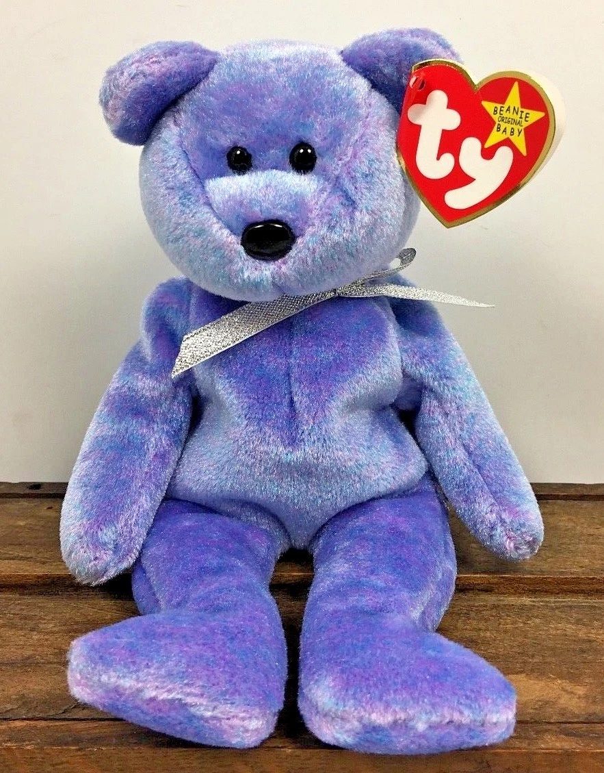 Clubby II Bear 1999 Ty Beanie Baby New