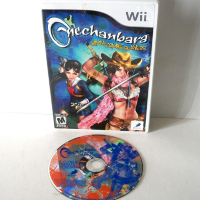 Onechanbara Bikini Zombie Slayers Nintendo Wii Good Disc Game Case