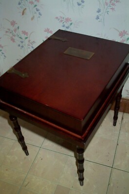 Side TABLE Book Shaped Mini DESK La Compagnie Bombay 1991 Vintage