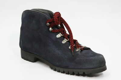 Vasque Boots Blue Suede Hiking Vintage Boots Men's Made In Italy size 9.5 N