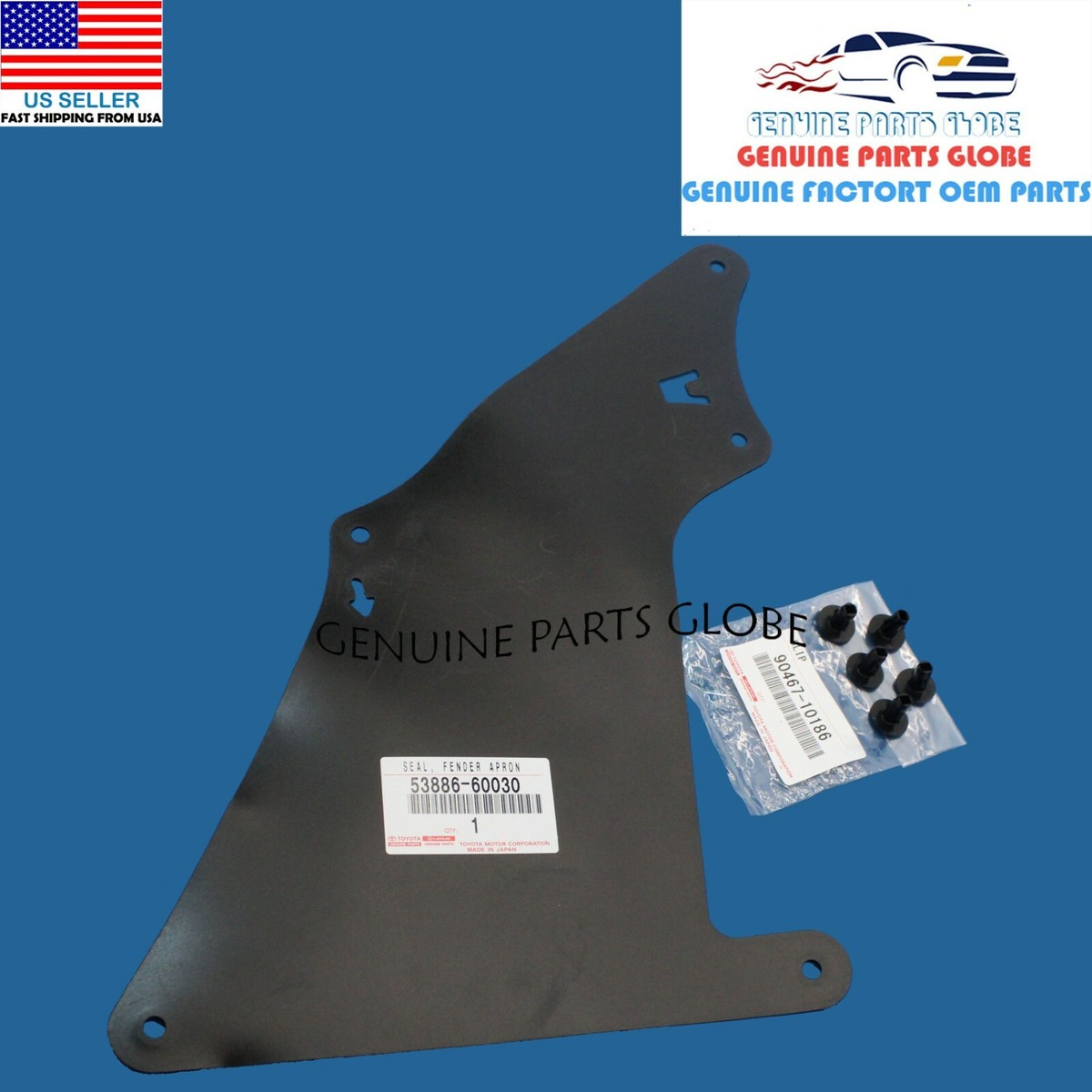 GENUINE TOYOTA 10-24 4RUNNER FJ CRUISER GX460 FRONT FENDER APRON