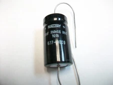 BOX OF 14 NEW MALLORY 20 Uf. 350 V. Dc. AXIAL LEAD CAPACITORS   TC65