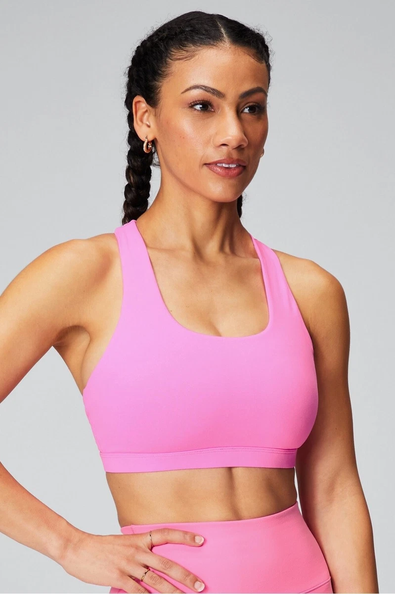 Fabletics Kessler Medium Impact Sports Bra Size M - Pink