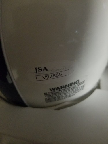 ANDREW LUCK #12 SIGNED INDIANAPOLIS COLTS MINI FOOTBALL HELMET w/JSA - Picture 4 of 4