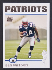 Ben Watson 2004 Topps Rookie Football Card #342 (NM). rookie card picture