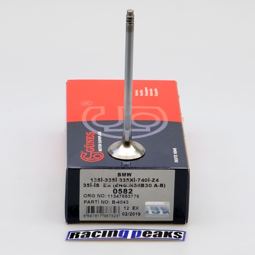 Exhaust valves x12 for BMW 135i M135i 235i 335i 535i 640i N54B30 3.0L