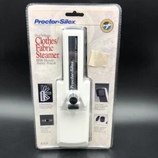 Proctor Silex White Wired Handheld Portable Compact Clothes Fabric Steamer