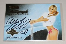 2014 Benchwarmer AUDREY ALEEN ALLEN Hockey #21 Gold Foil Auto PLAYBOY Playmate