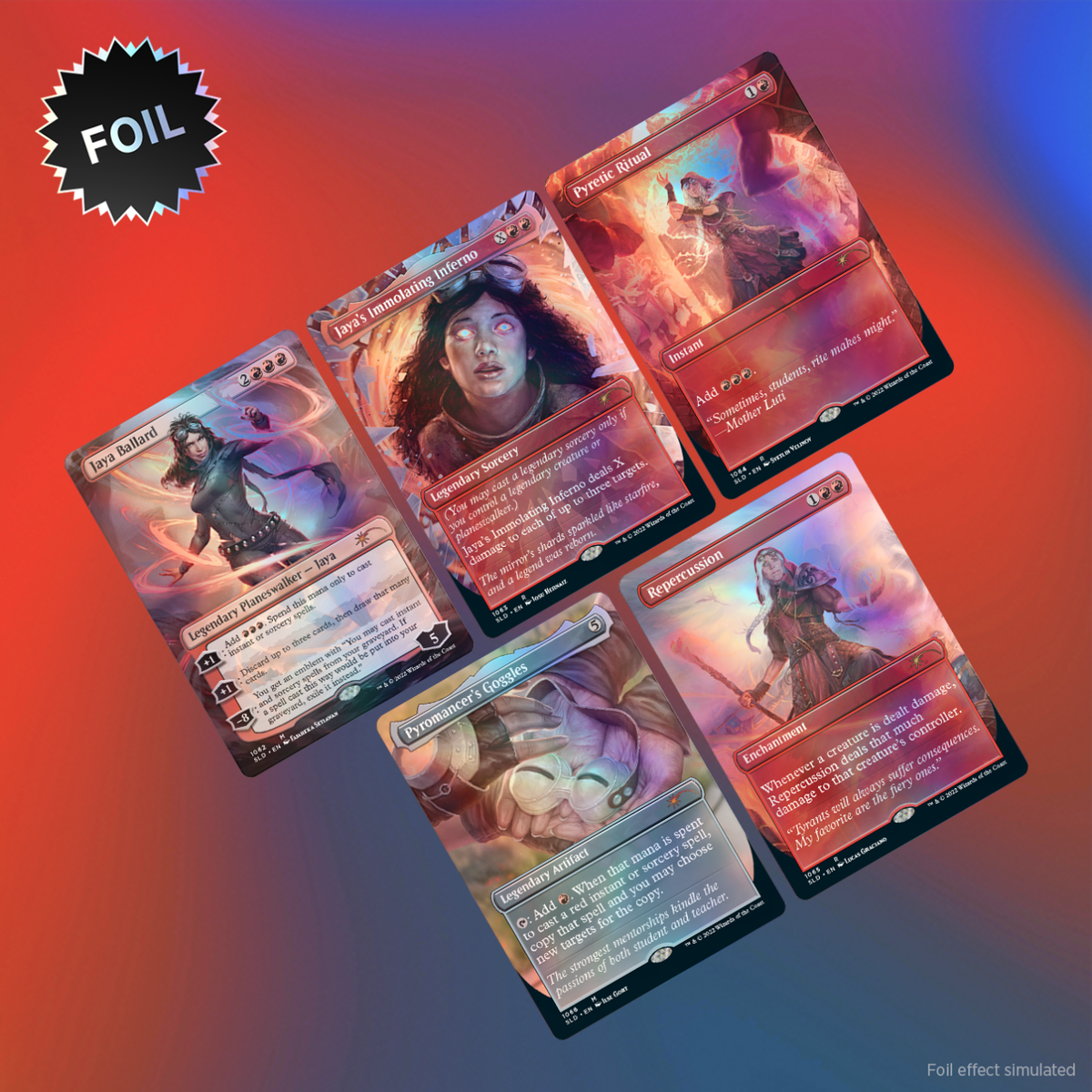 MTG【Foil】In Memoriam: Jaya Ballard MTG Secret Lair - In Memoriam: Jaya Ballard - Foil Edition