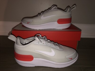 Nike Women's Size 6 Amixa Running Shoes Photon Dust White Track Red CD5403 001