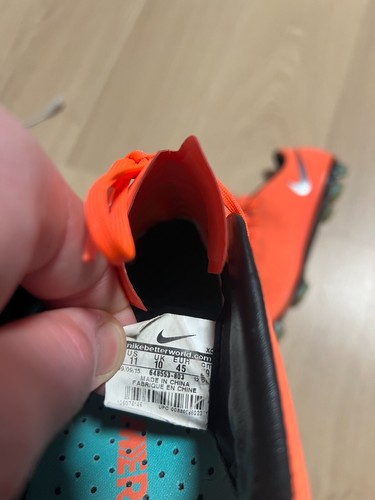 Nike Mercurial Vapor X Mango Fg UK 10 US 11 EUR 45 Football soccer cleats - Picture 6 of 7