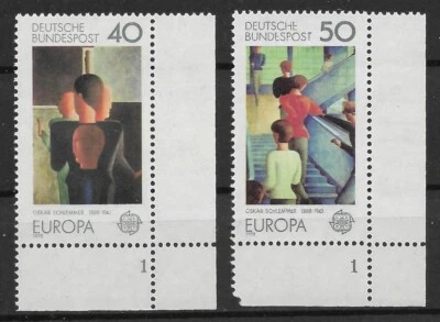 Bund 1975 ** Mi 840-41 Europa CEPT Eckrand Ecke Bogenecke Formnummer 1 Fn1 (1808 - Bild 1 von 4