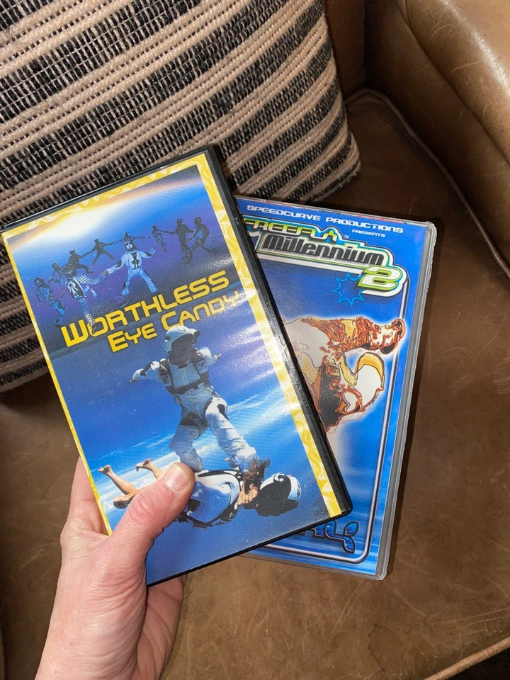 Freefly Millennium 2 Liquid Sky Skydiving VHS Tapes Worthless Eye Candy OOP HTF - Image 2 of 4
