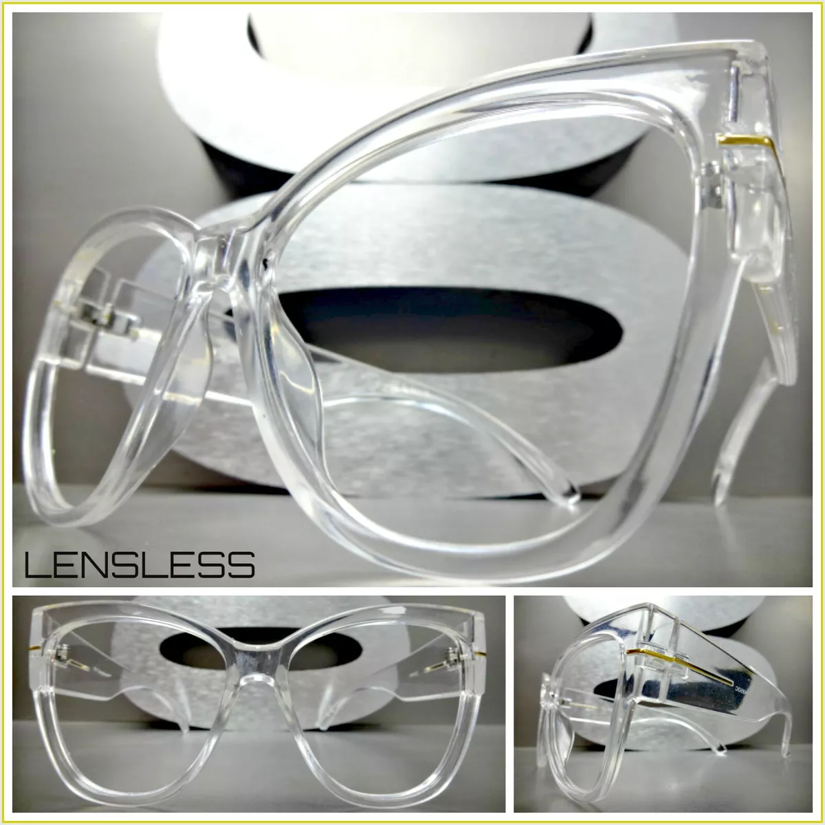 Lentes cat eye transparentes sale