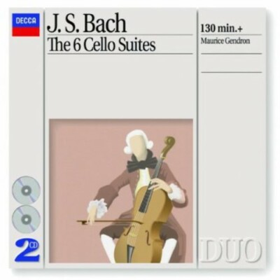 The 6 Cello Suites (2 CD), Maurice Gendron, , Good