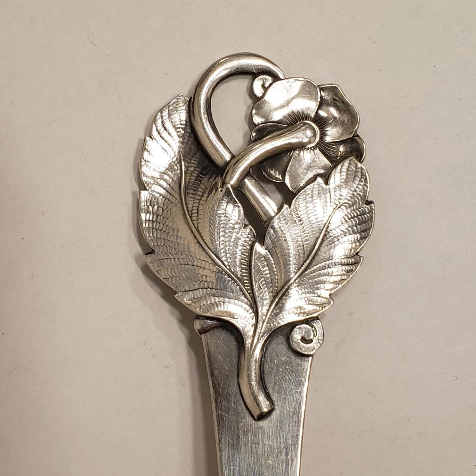 Датский 830 Серебряный Ковш Лошади Solvarefabrik - Johannes Siggaard Проба - 1941 - Изображение 4 из 4