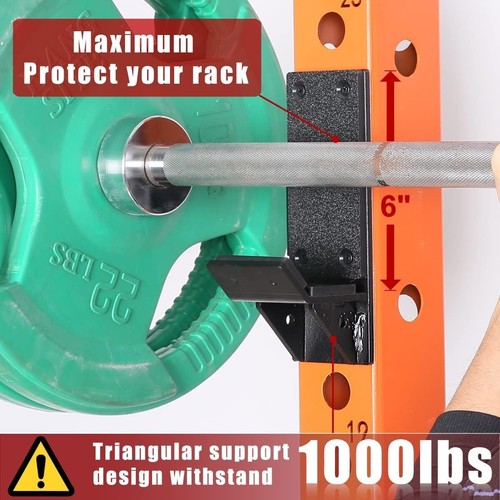Alloy Steel J-Hooks for Power Racks - Quick Install and Adjustable Design - Picture 6 of 7