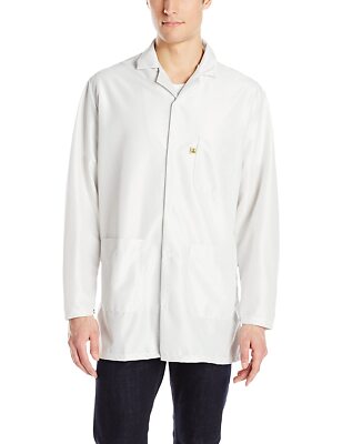 New Red Kap ESD Anti-Static Premium Lab Jacket Coat Unisex KK26 Blue or White