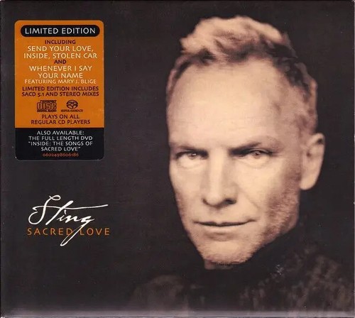 CD Sting Sacred Love LIMITED EDITION DIGIPAK A&M Records